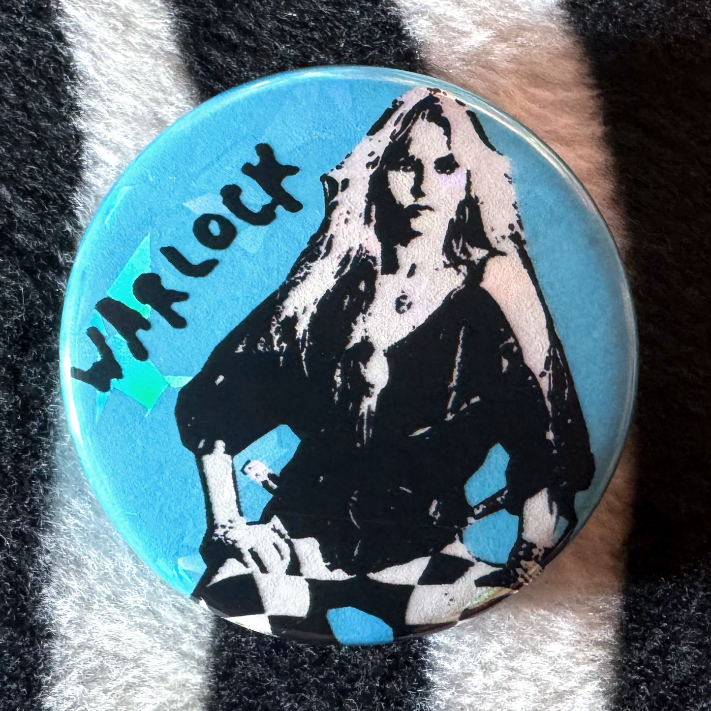 "WARLOCK - DORO" pinback button