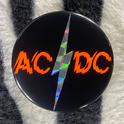 "ACDC - HIGH VOLTAGE" pinback button