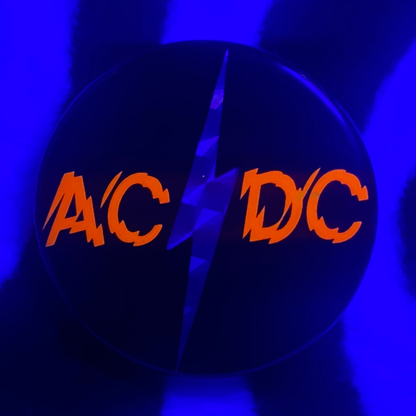 "ACDC - HIGH VOLTAGE" pinback button