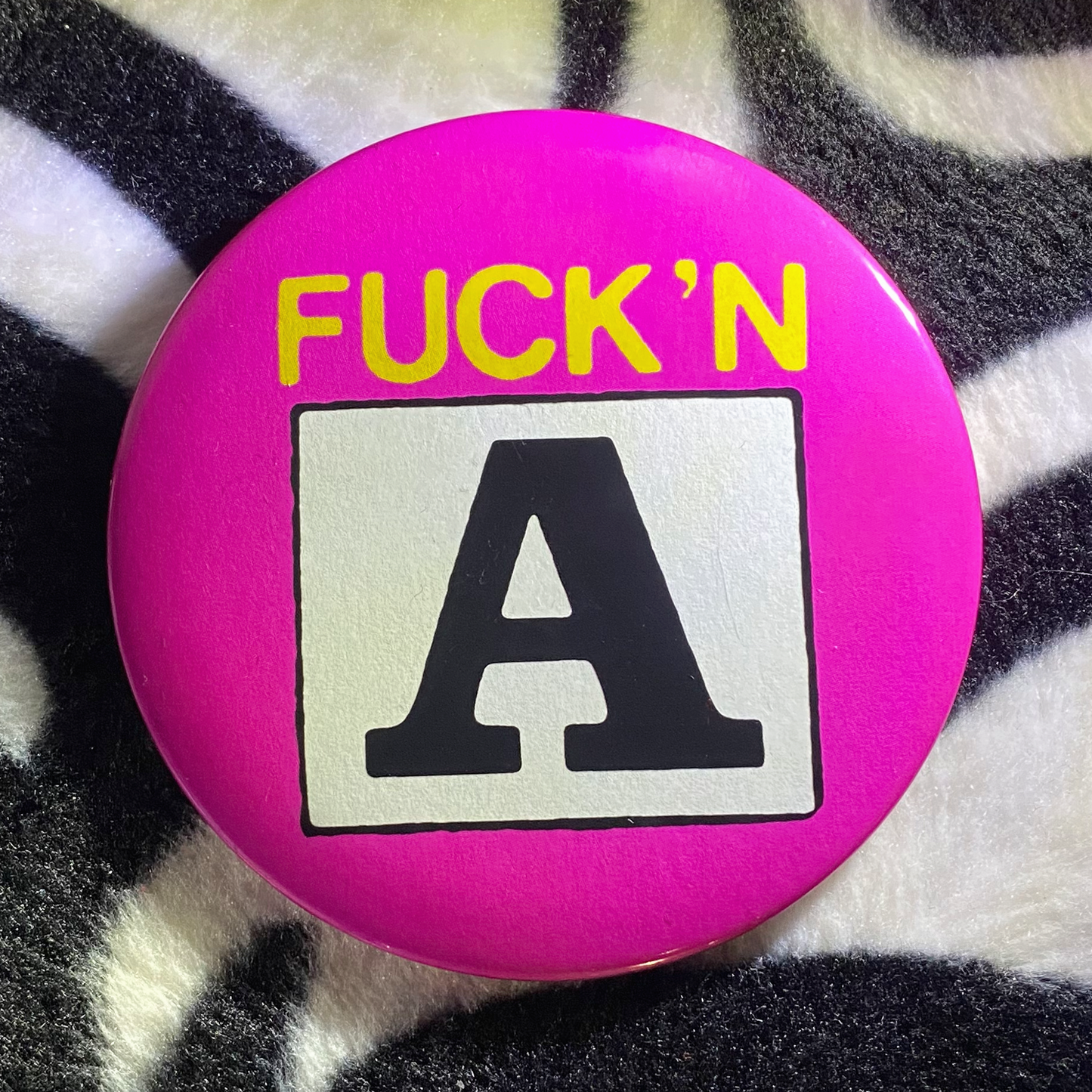 "FNA" pinback button