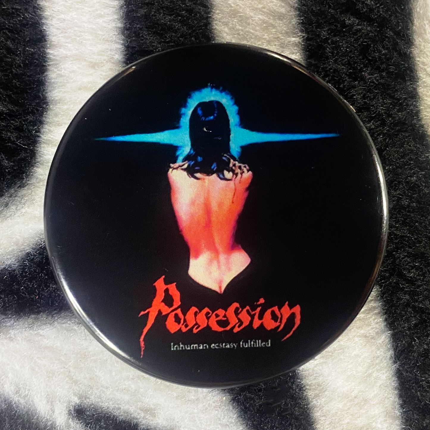 "POSSESSION - MOVIE POSTER" pinback button