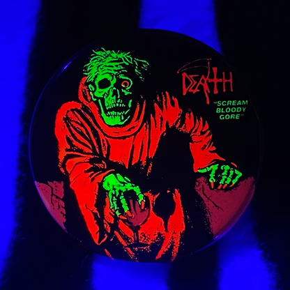 "SCREAM BLOODY GORE" pinback button